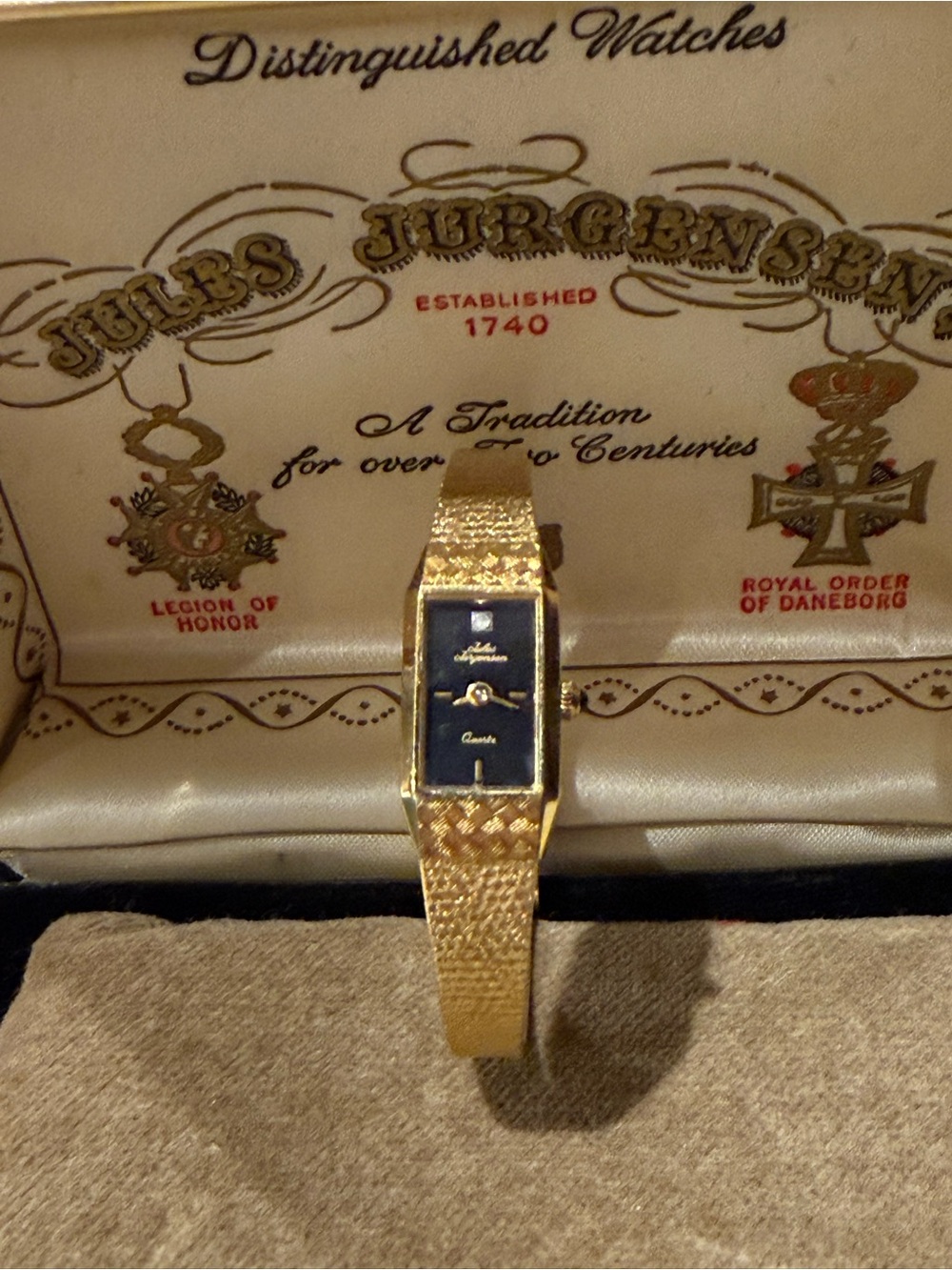Vintage-Style Gold Plated Jules Jorgensen
